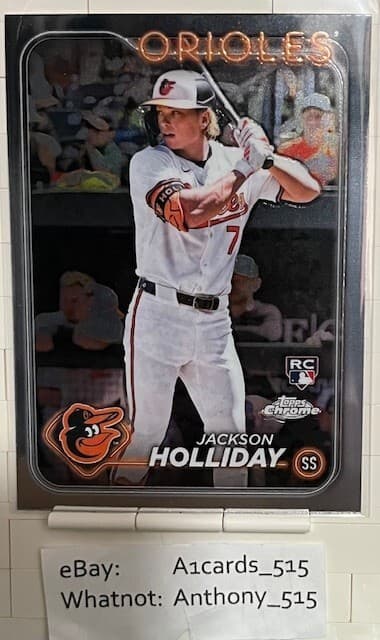Jackson Holliday 2024 Topps Chrome 2024 Topps Chrome