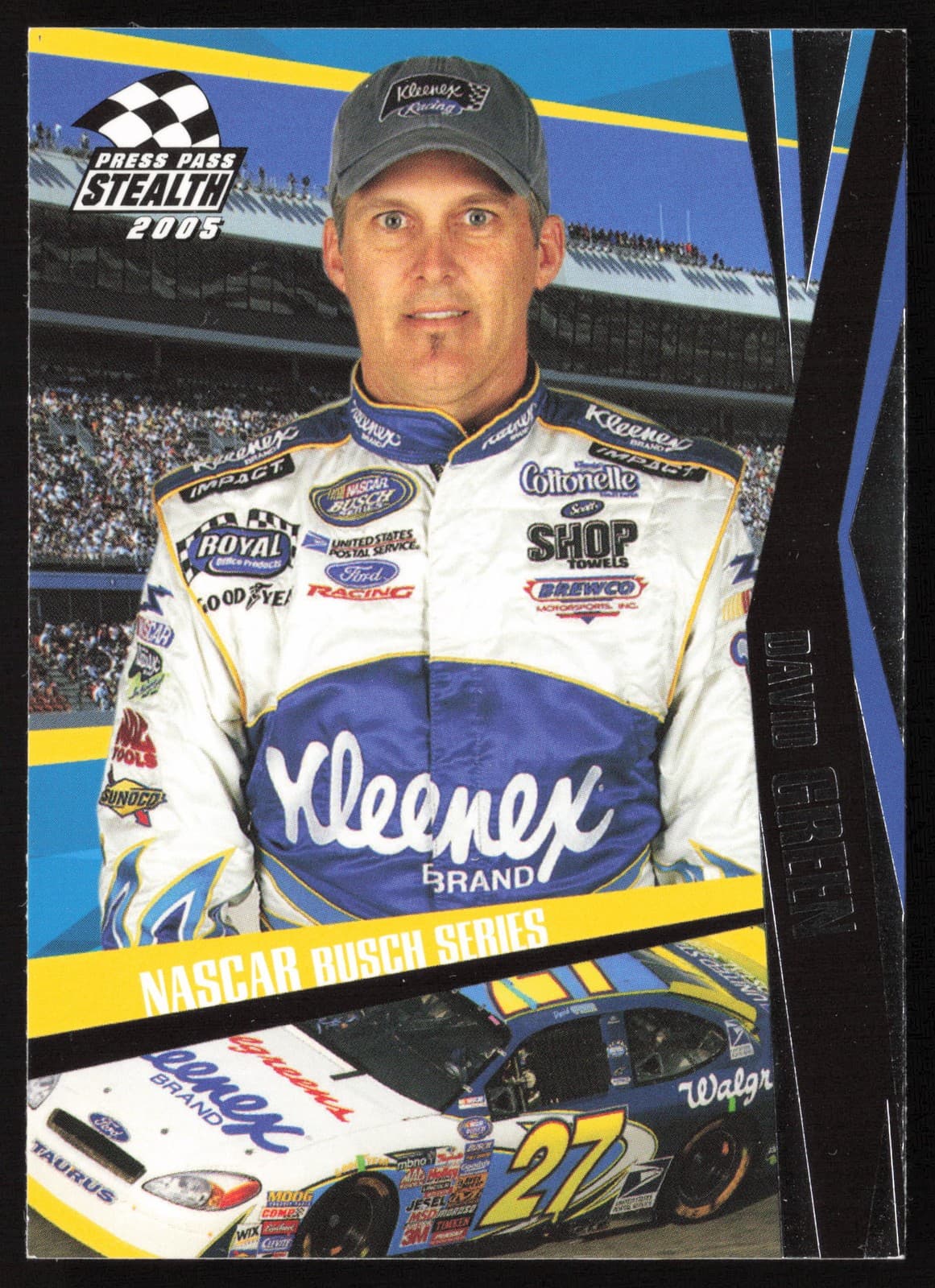 Stealth David Green 2005 Press Pass 2005 Press Pass green