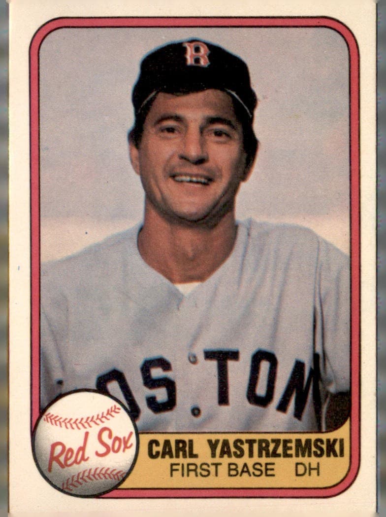 Carl Yastrzemski 1981 Fleer 1981 Fleer