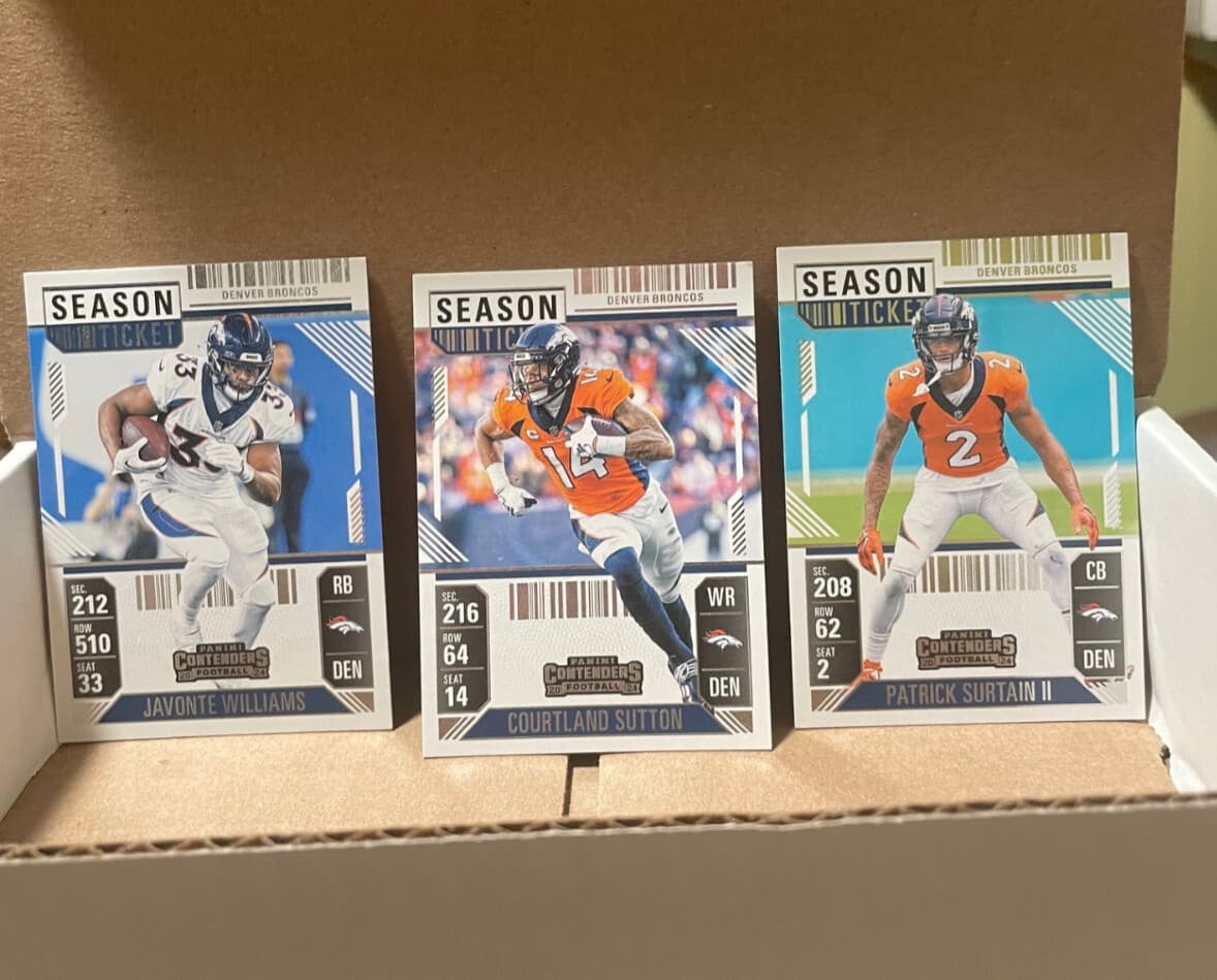 FOOTBALL DENVER BRONCOS SURTAI 2024 Panini Contenders 2024 Panini Contenders