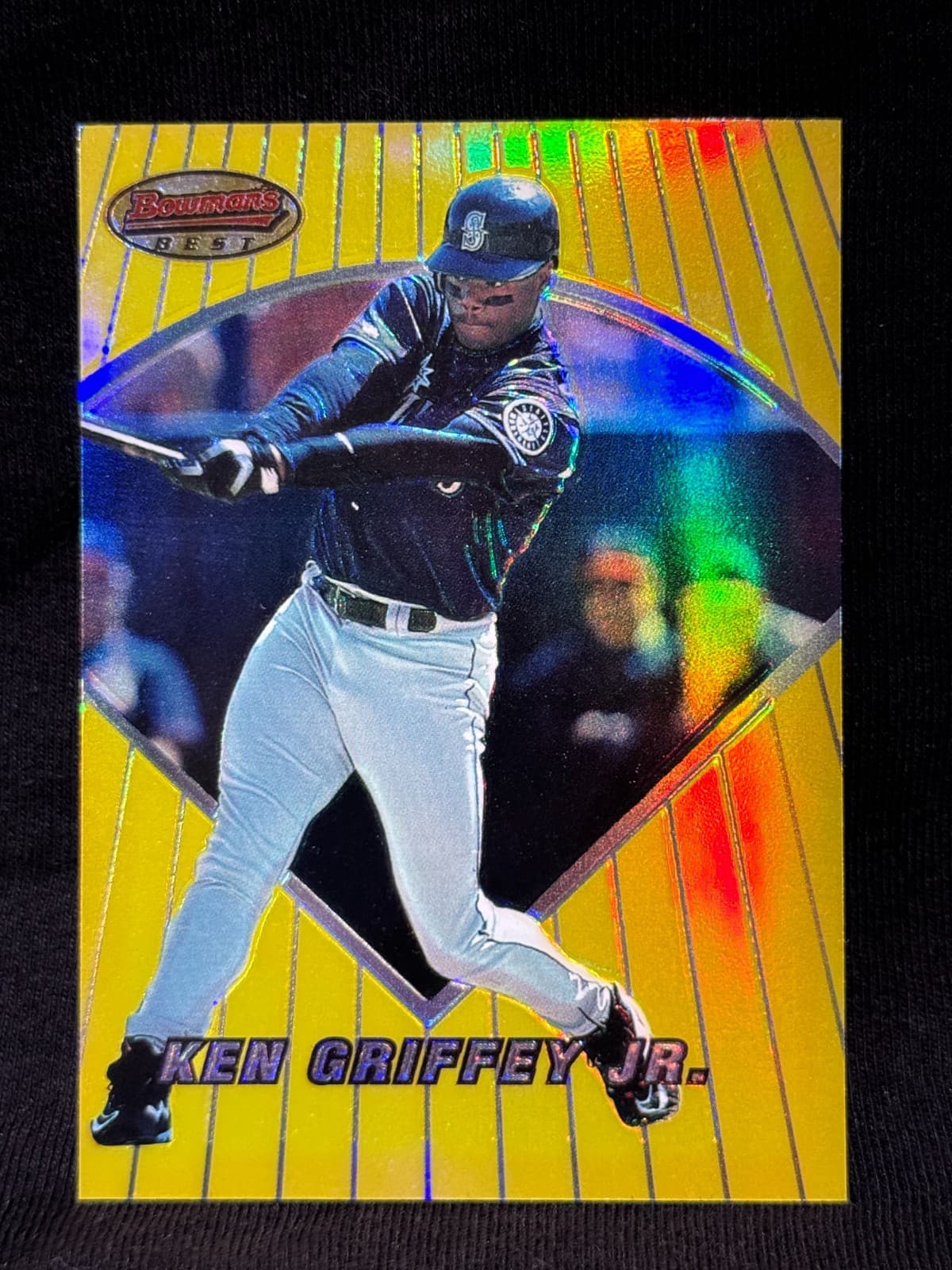 KEN GRIFFEY JR. SEATTLE MARINE 1996 Bowman 1996 Bowman refractor