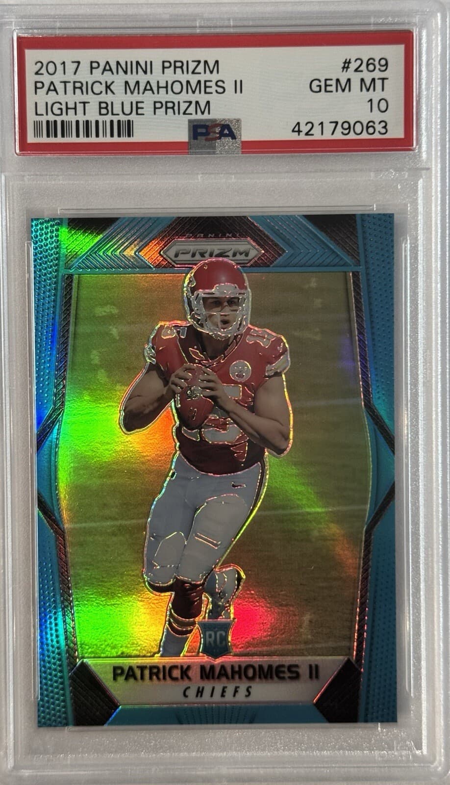 Light Blue Patrick 2017 Panini Prizm