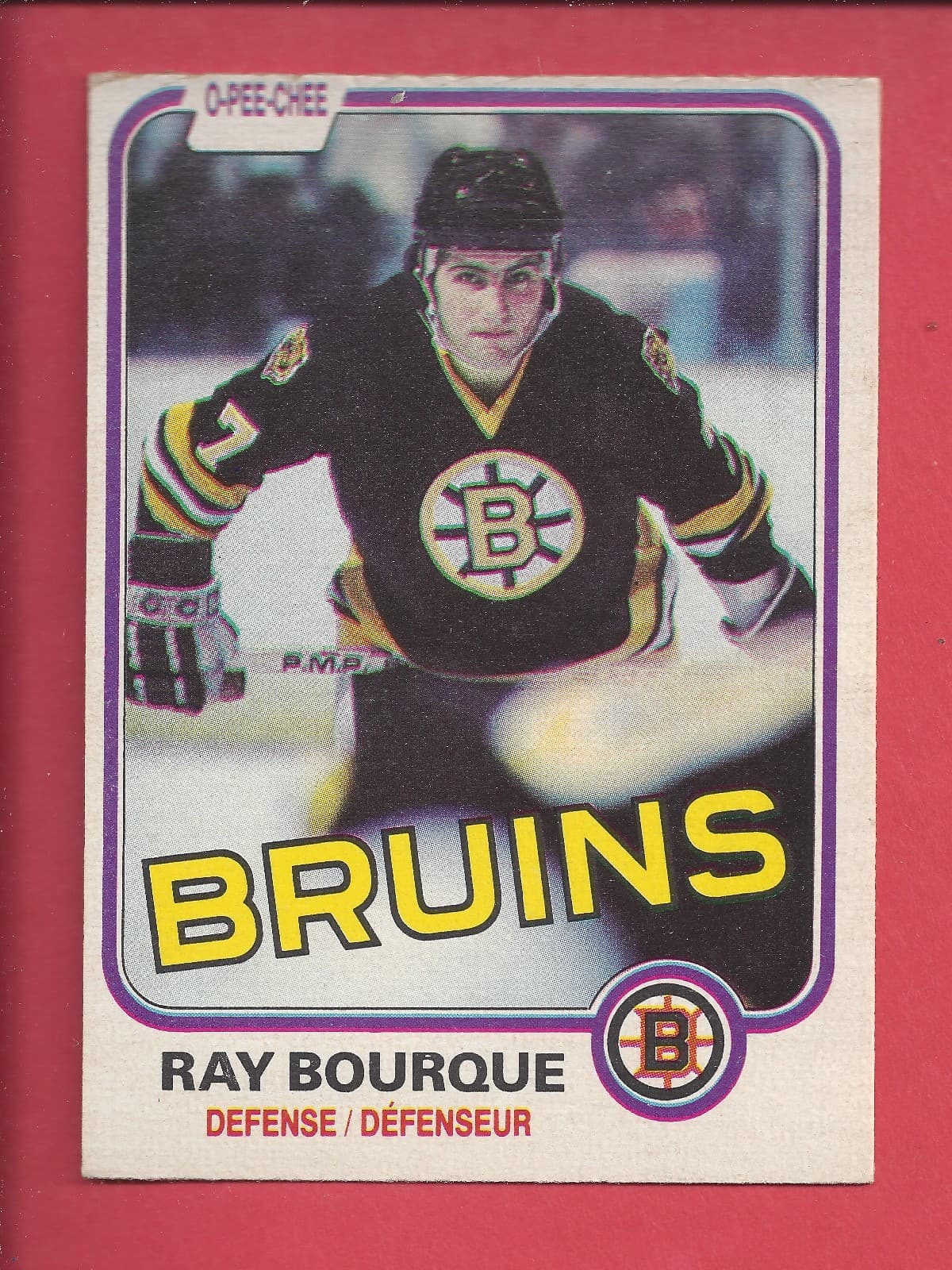 -82 Hockey # 1 RAY BOURQUE 1981 O-Pee-Chee 1981 O-Pee-Chee
