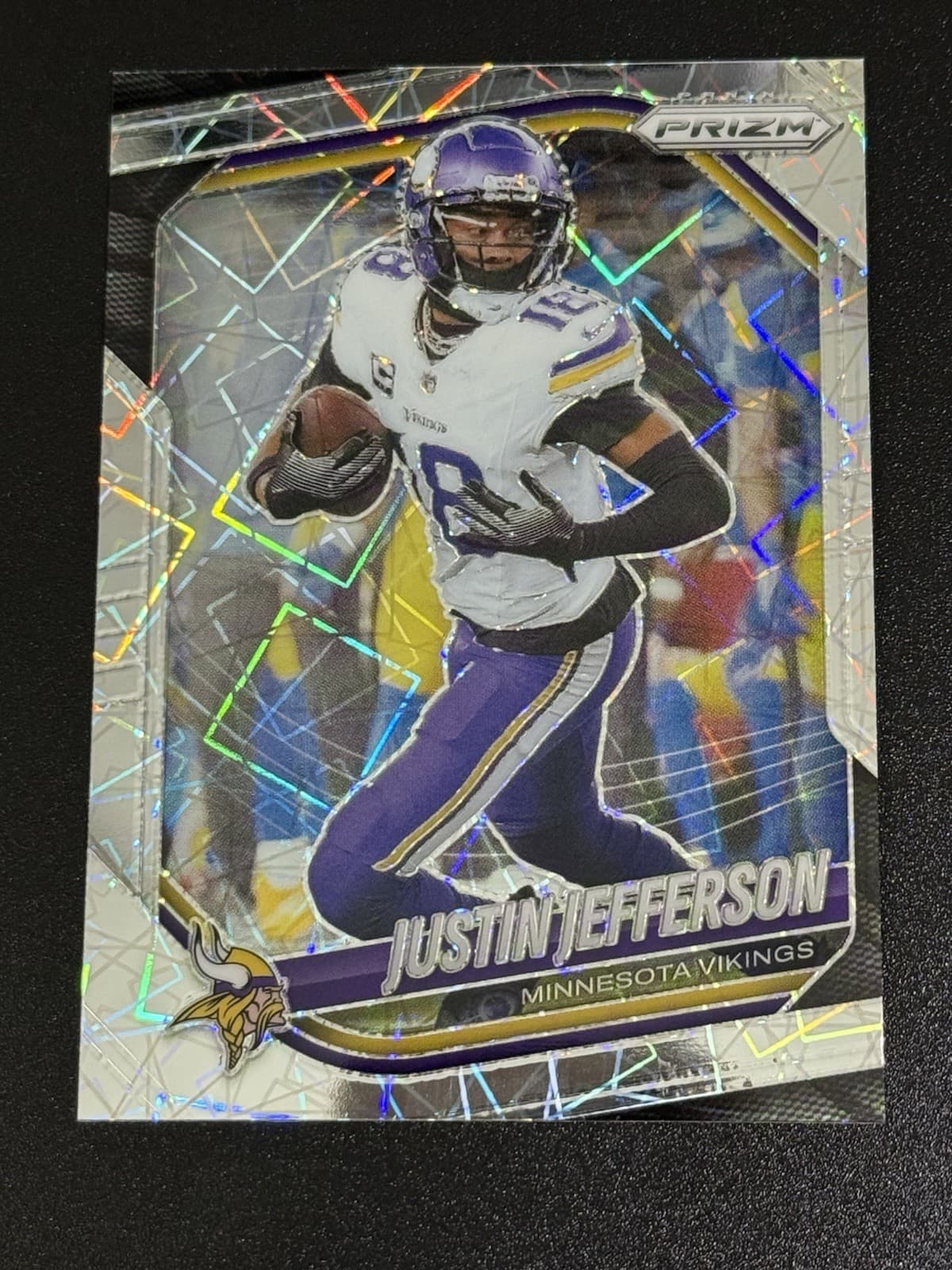 Justin Jefferson Lazer 2025 Panini Prizm 2025 Panini Prizm