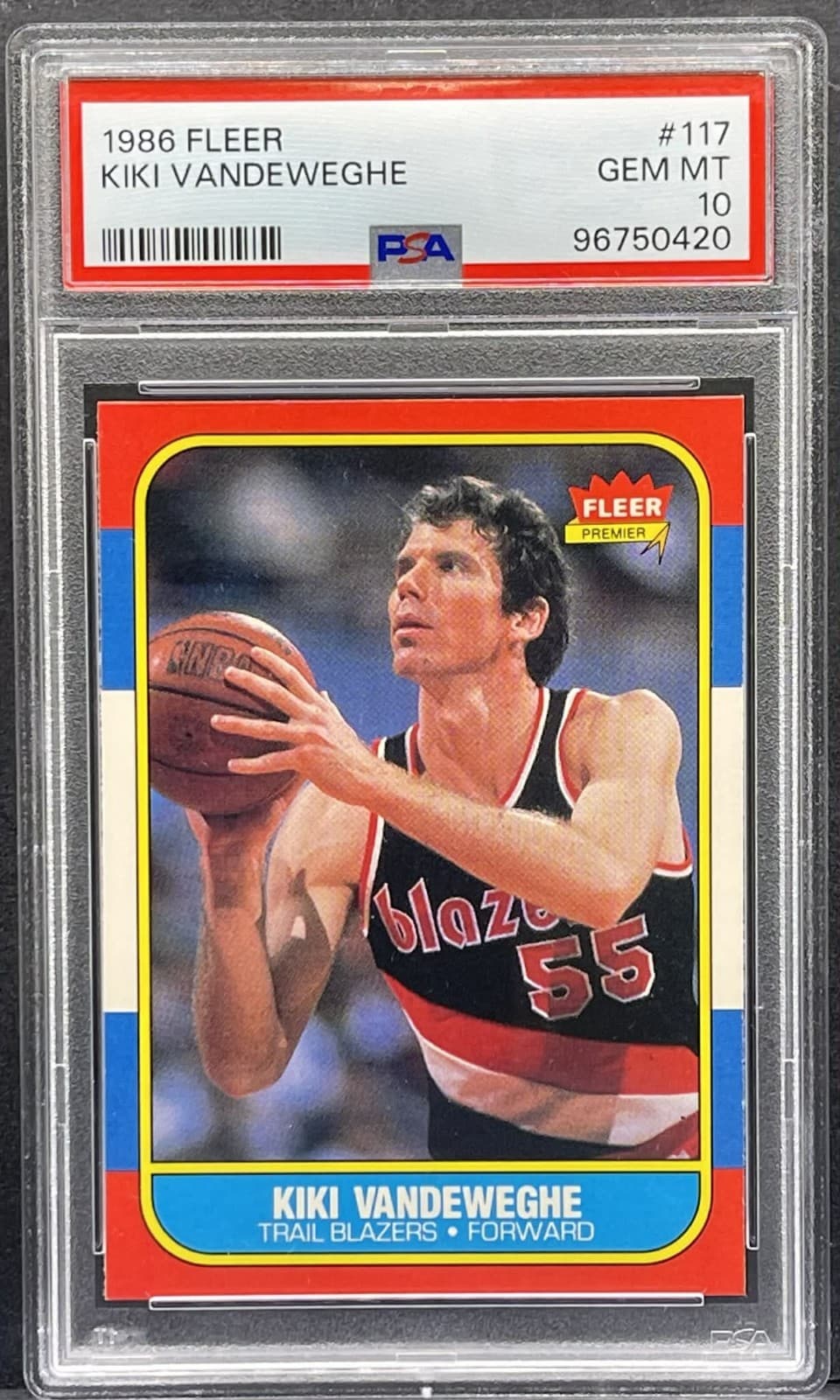 Kiki Vanderweghe 1986 Fleer 1986 Fleer