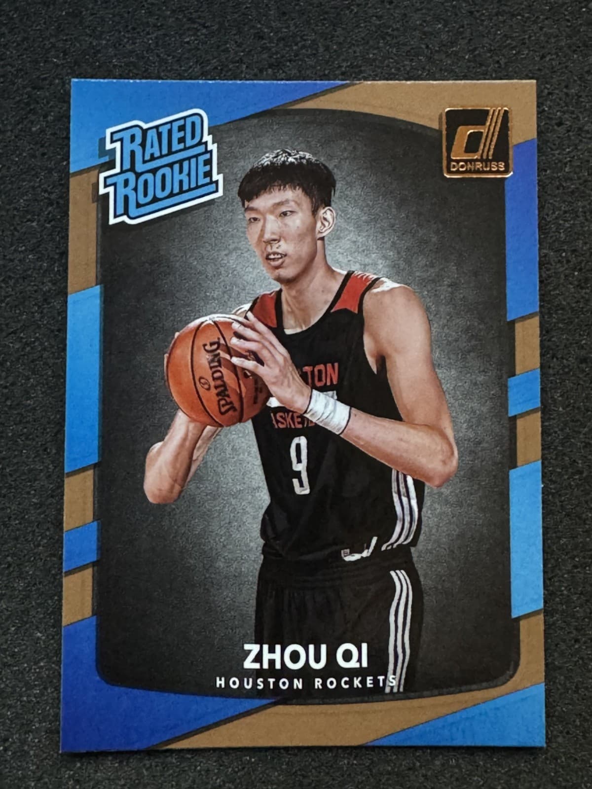 Zhou Qi Houston 2017 Donruss