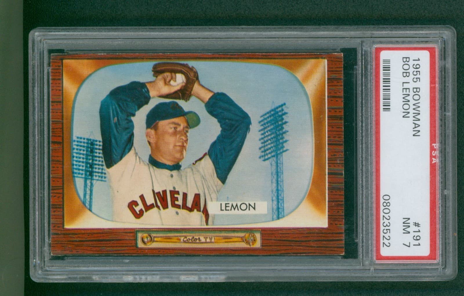 Bob Lemon trading card