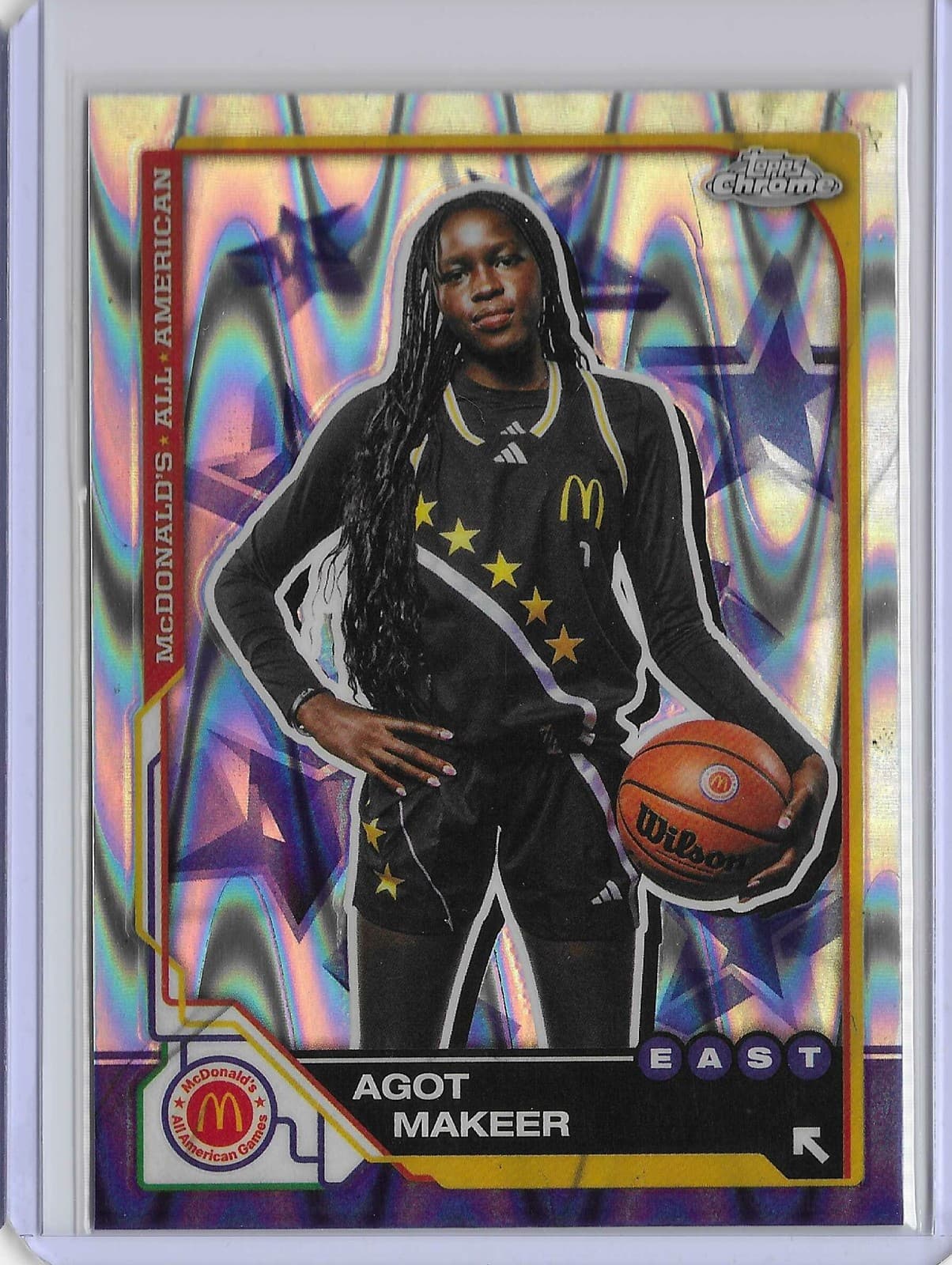 All American Agot 2025 Topps Chrome 2025 Topps Chrome refractor example 1