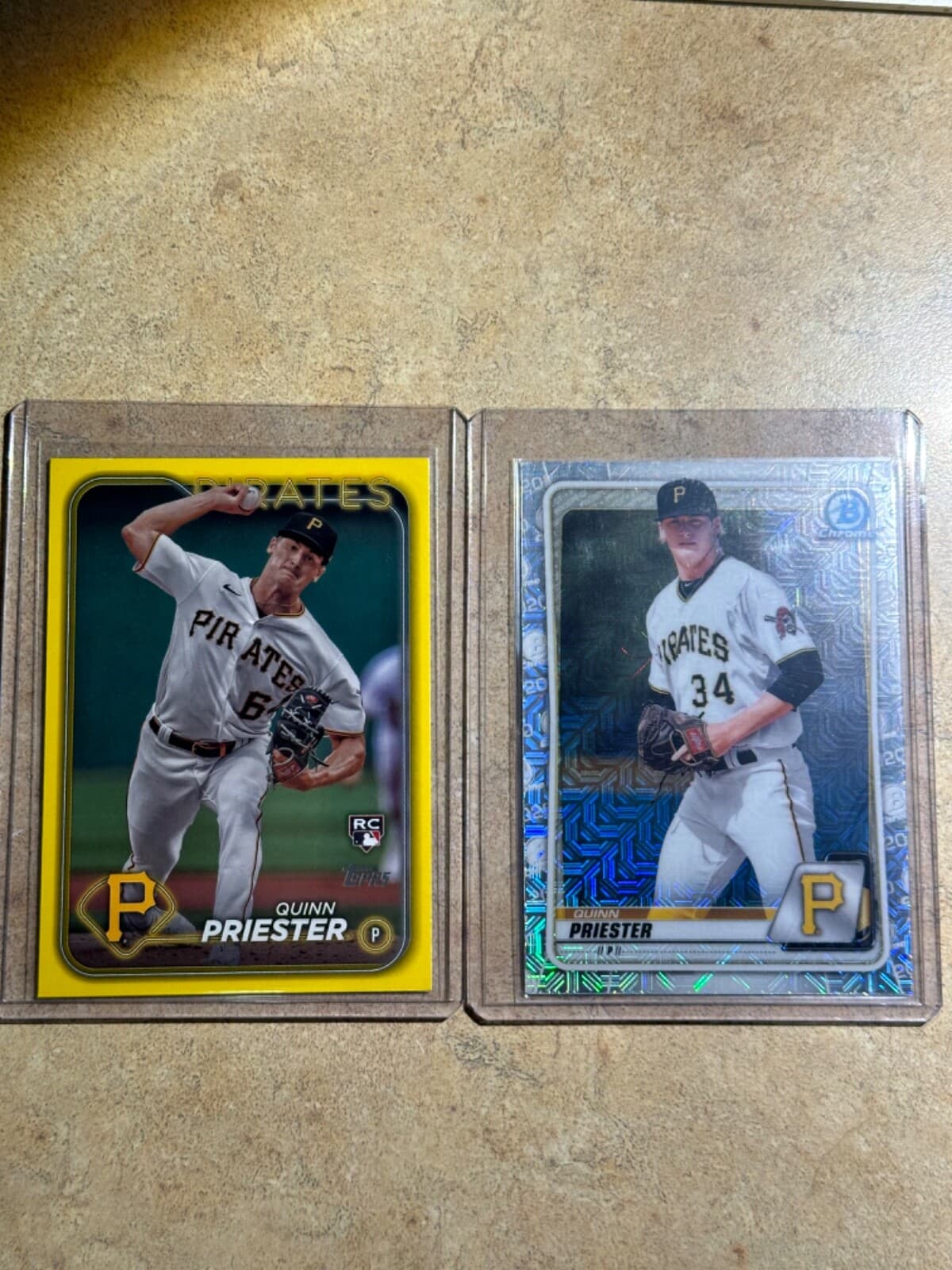 Quinn Priester Bowman 2020 Topps 2020 Topps mojo-refractor