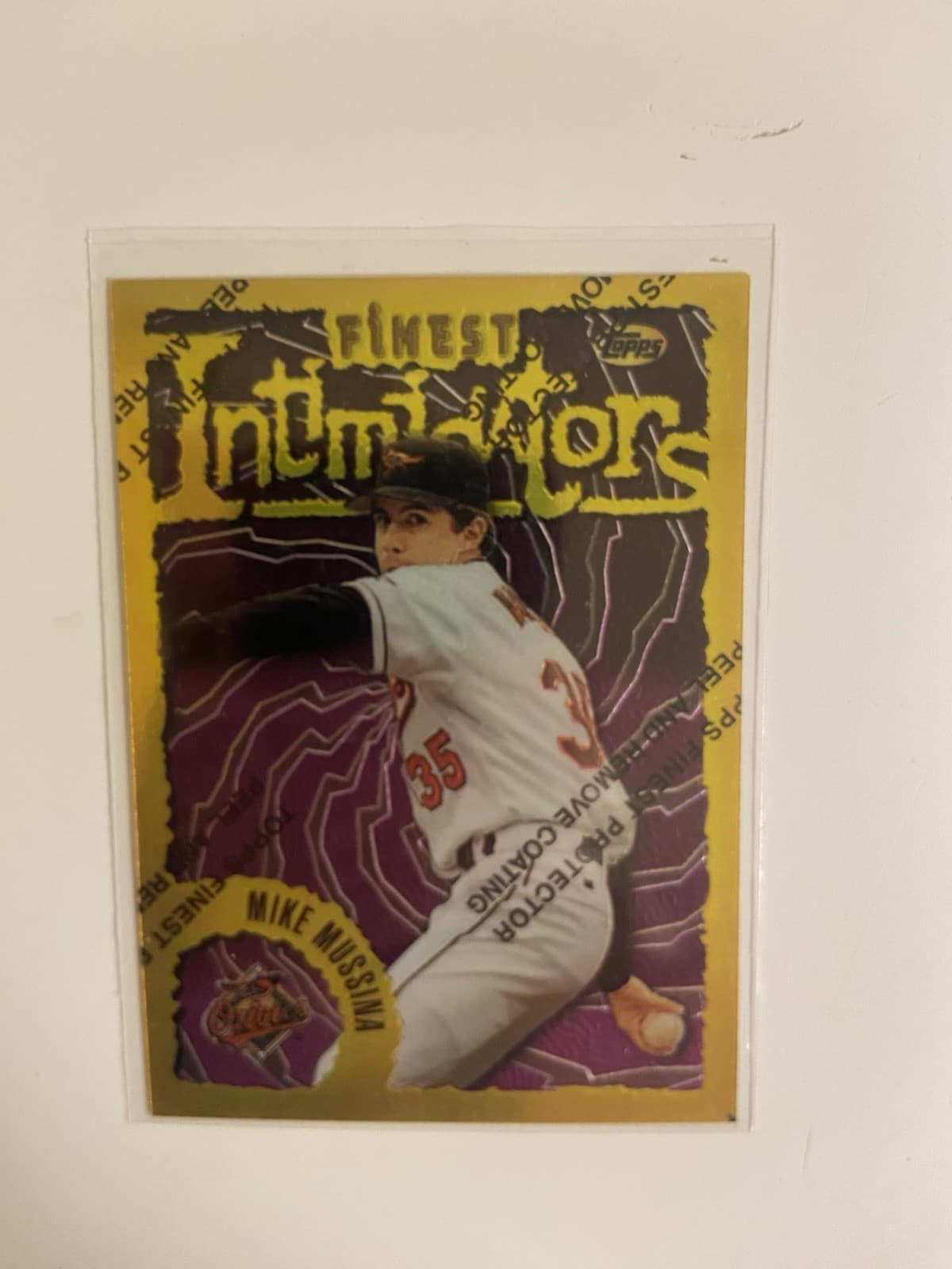 Intimidators Gold Mike 1996 Topps Finest 1996 Topps Finest gold