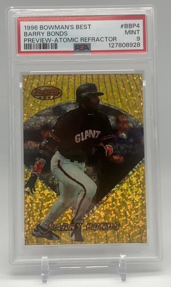 'S BEST PREVIEW ATOMIC BARRY B 1996 Bowman 1996 Bowman refractor