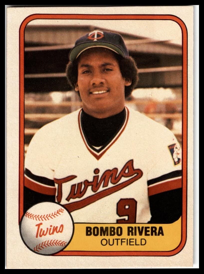 Bombo Rivera 1981 Fleer 1981 Fleer