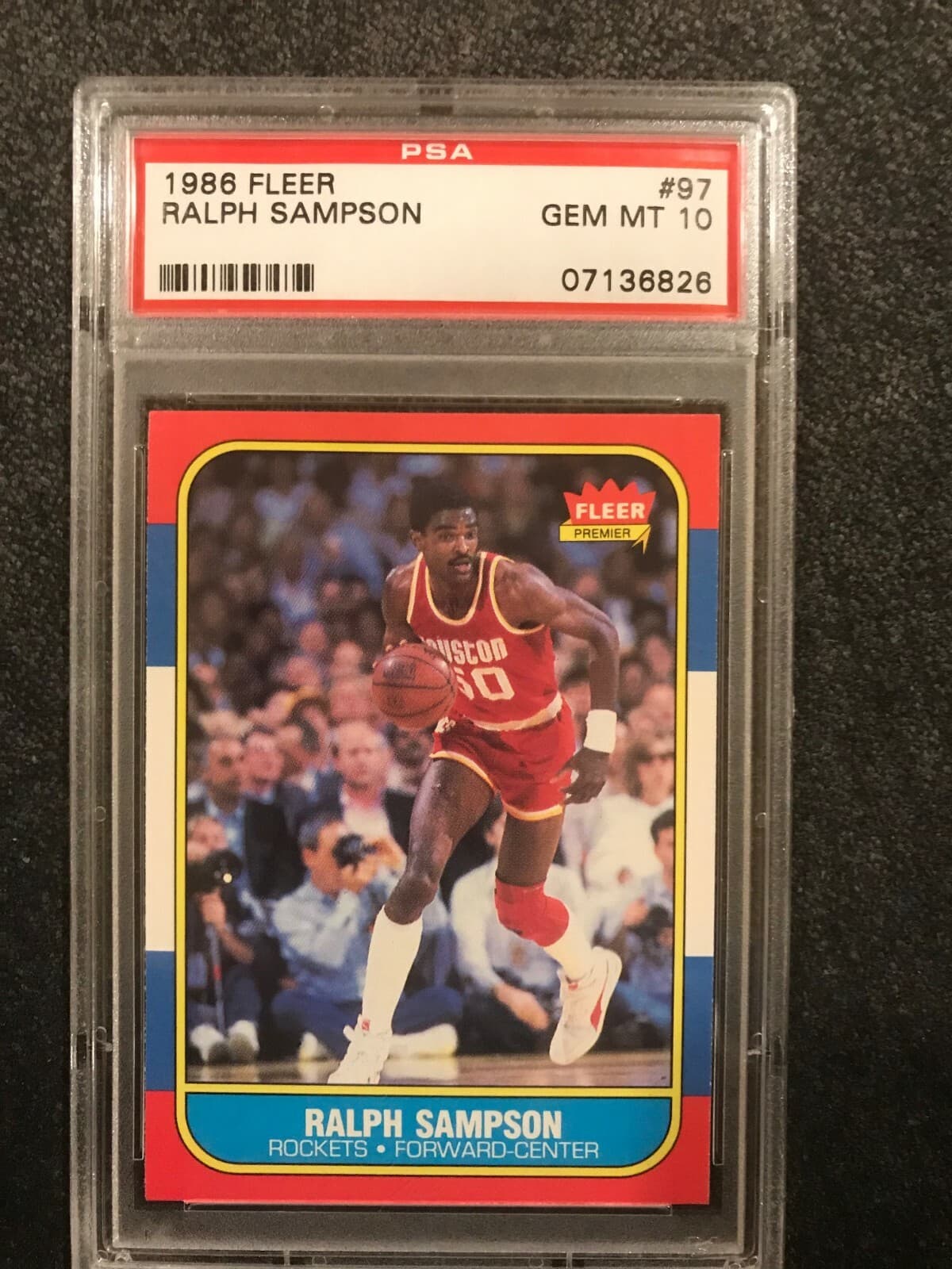 Basketball Ralph Sampson 1986 Fleer
