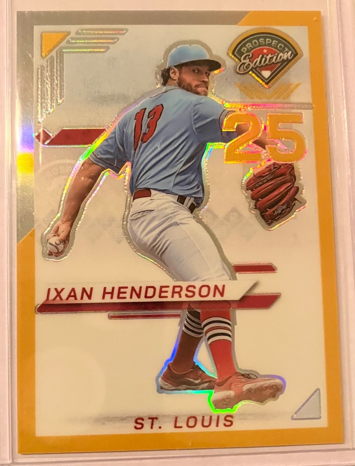 Prospect Edition Ixan 2025 Panini 2025 Panini gold-holo