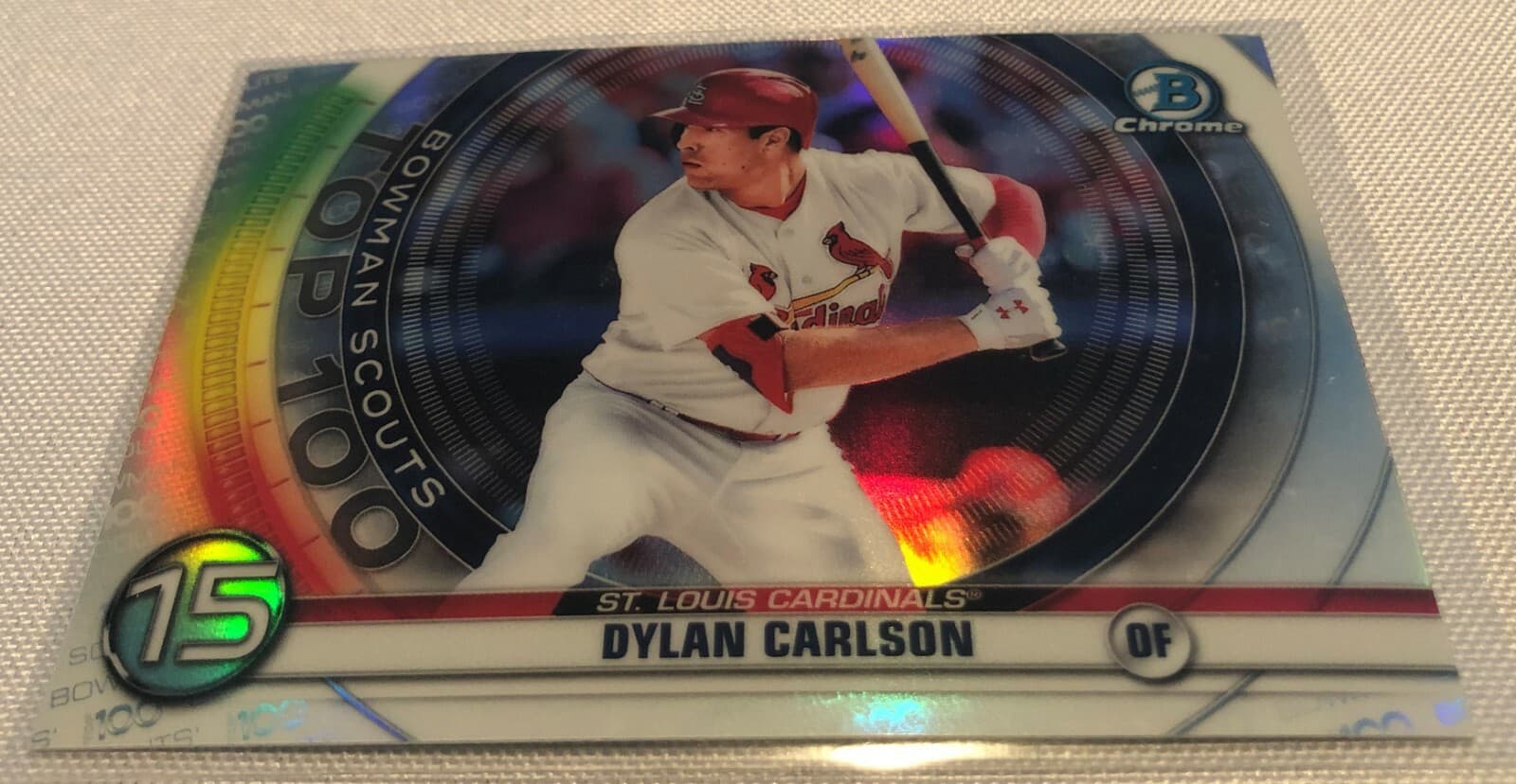 Baseball Dylan Carlson 2020 Bowman Chrome 2020 Bowman Chrome