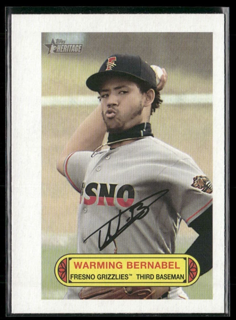 Warming Bernabel Minor 2022 Topps Heritage 2022 Topps Heritage