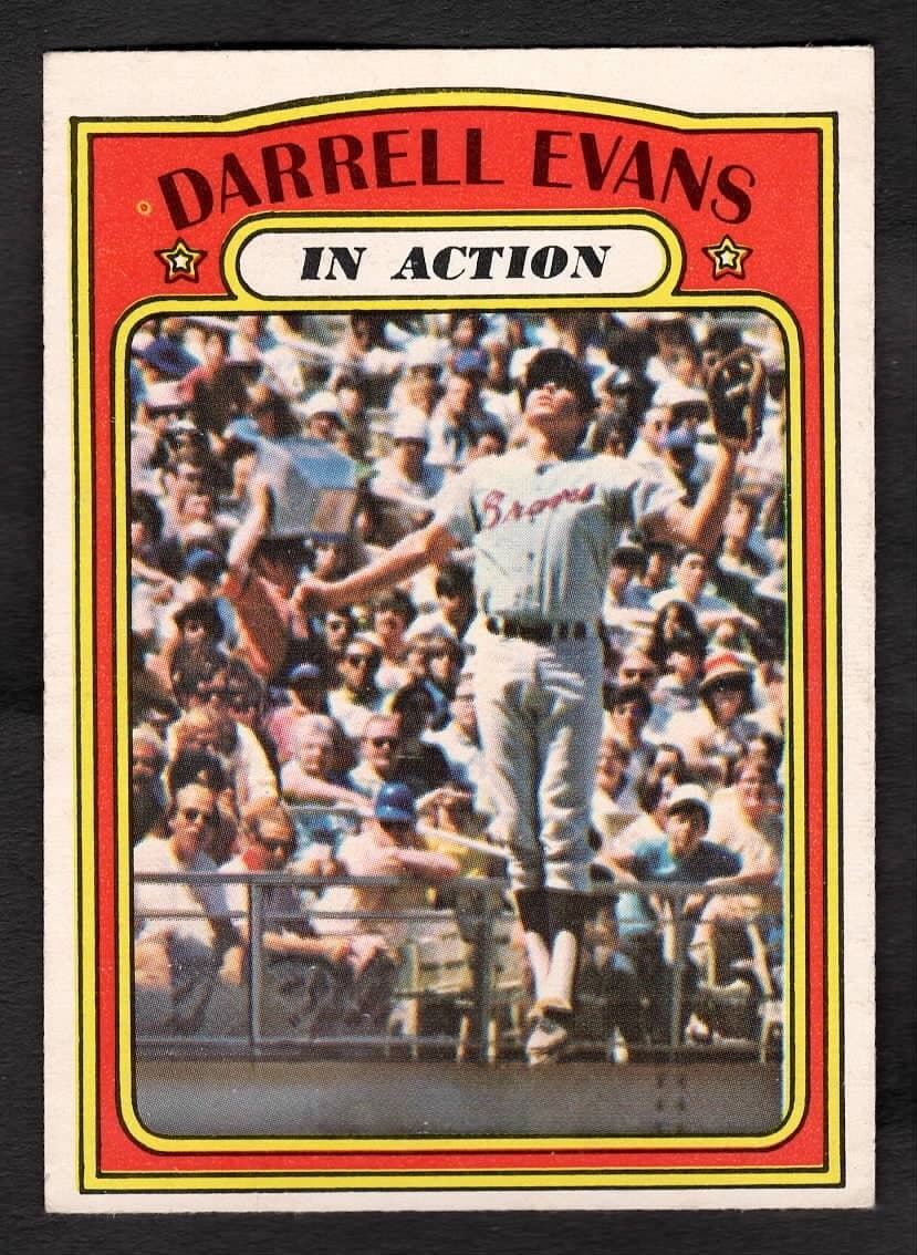 Darrell Evans Baseball 1972 O-Pee-Chee 1972 O-Pee-Chee