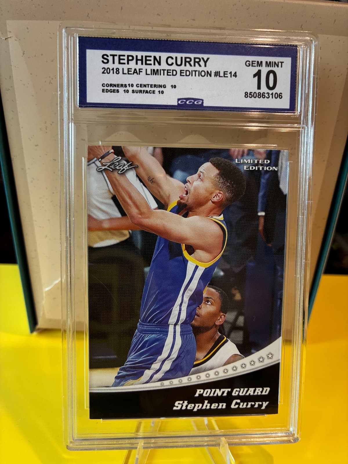 STEPHEN CURRY LIMITED EDITION 2018 Leaf