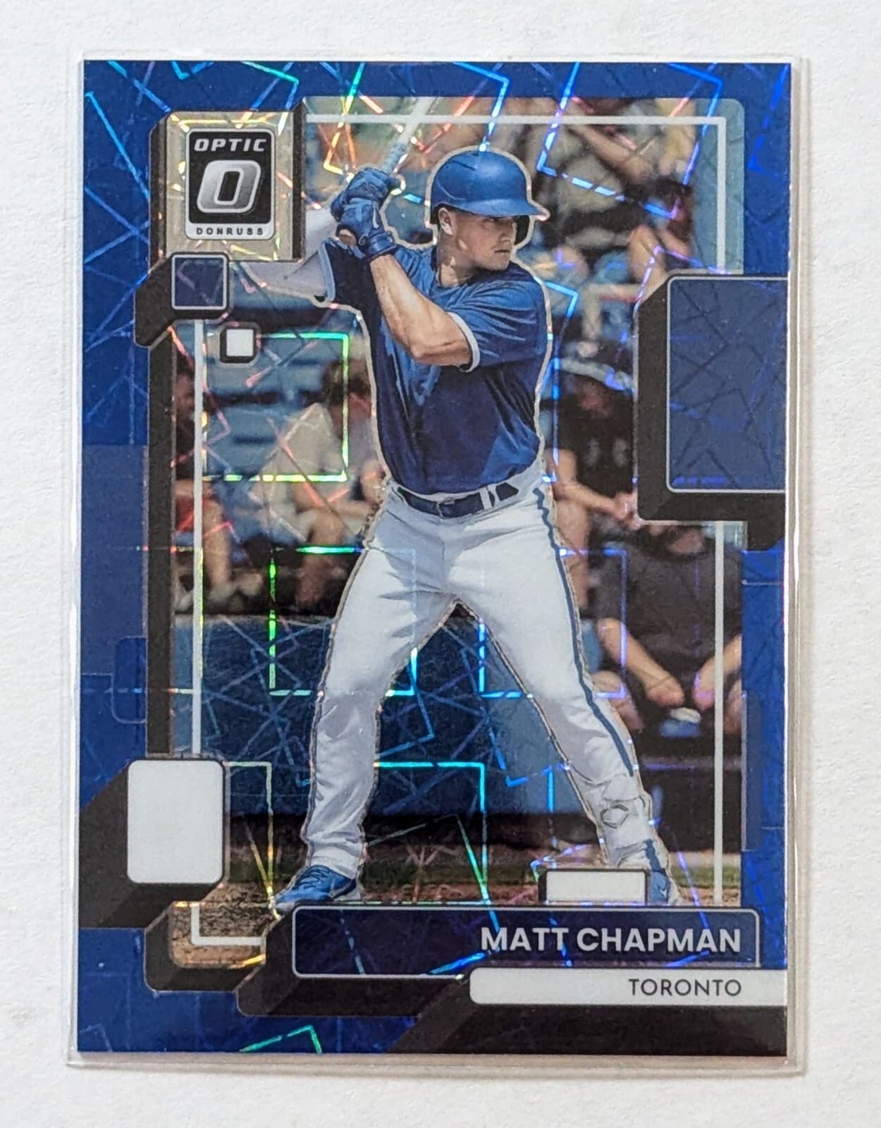 Matt Chapman Blue 2022 Donruss Optic