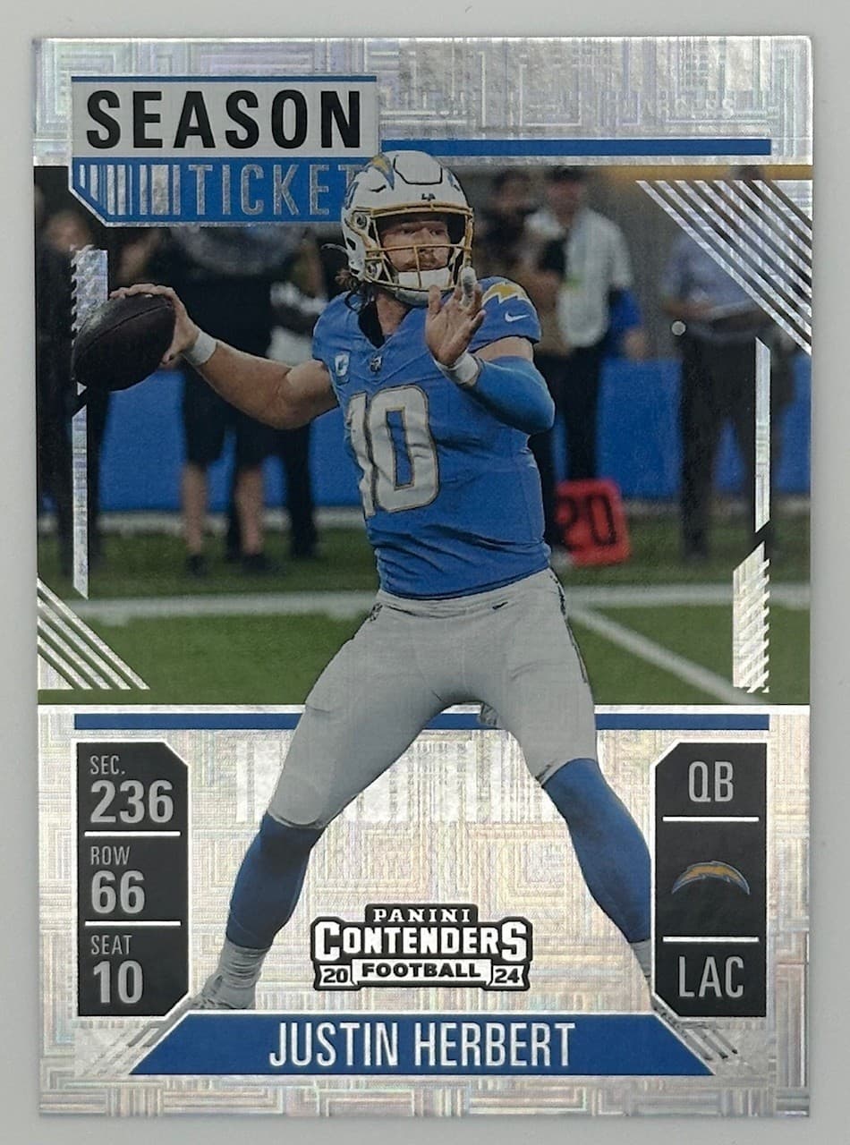 Justin Herbert Mojo 2024 Panini Contenders