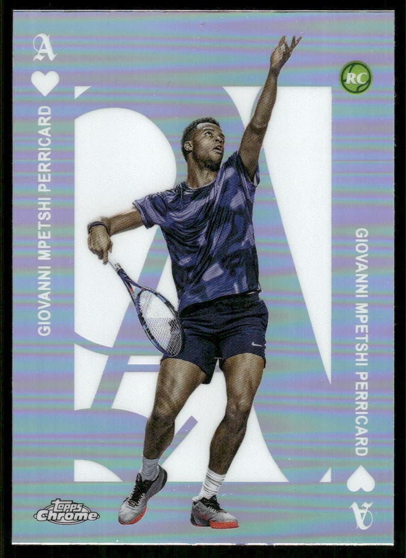Giovanni Mpetshi Perricard 2025 Topps Chrome 2025 Topps Chrome green example 2