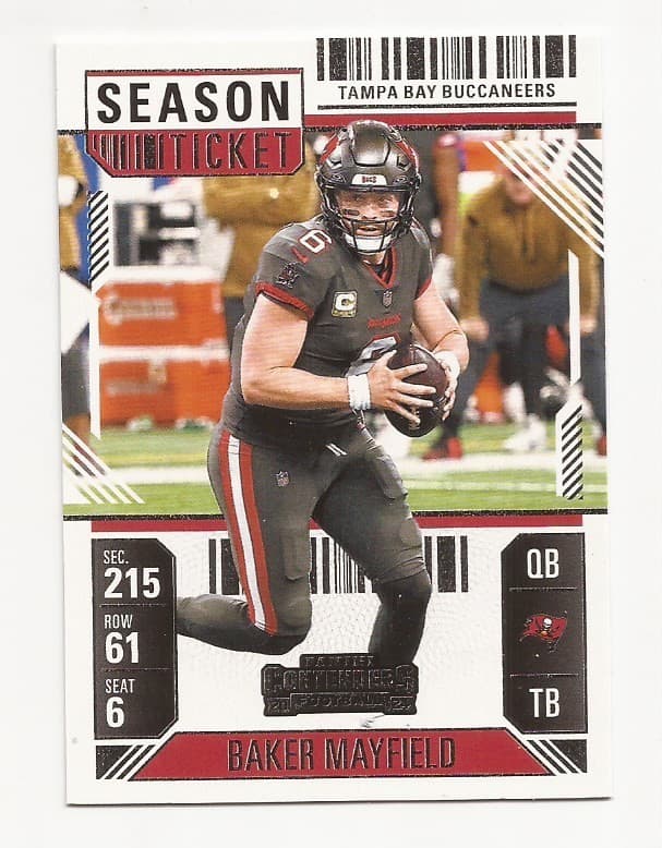 Football Buccaneers Baker 2024 Panini Contenders 2024 Panini Contenders