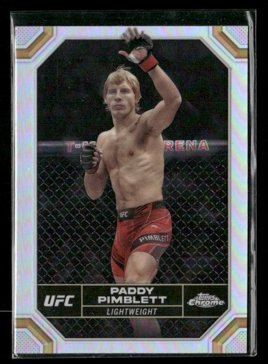 Paddy Pimblett 2024 Topps Chrome 2024 Topps Chrome refractor