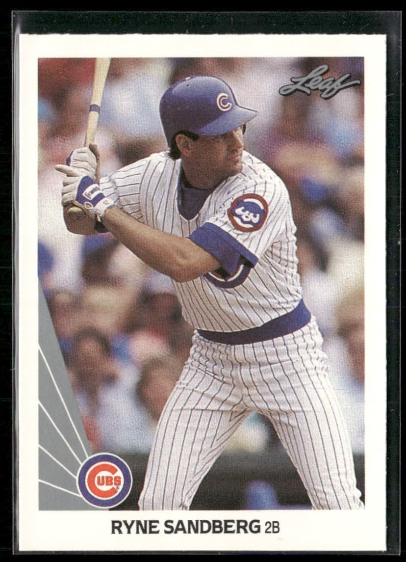 Ryne Sandberg Chicago 1990 Leaf 1990 Leaf