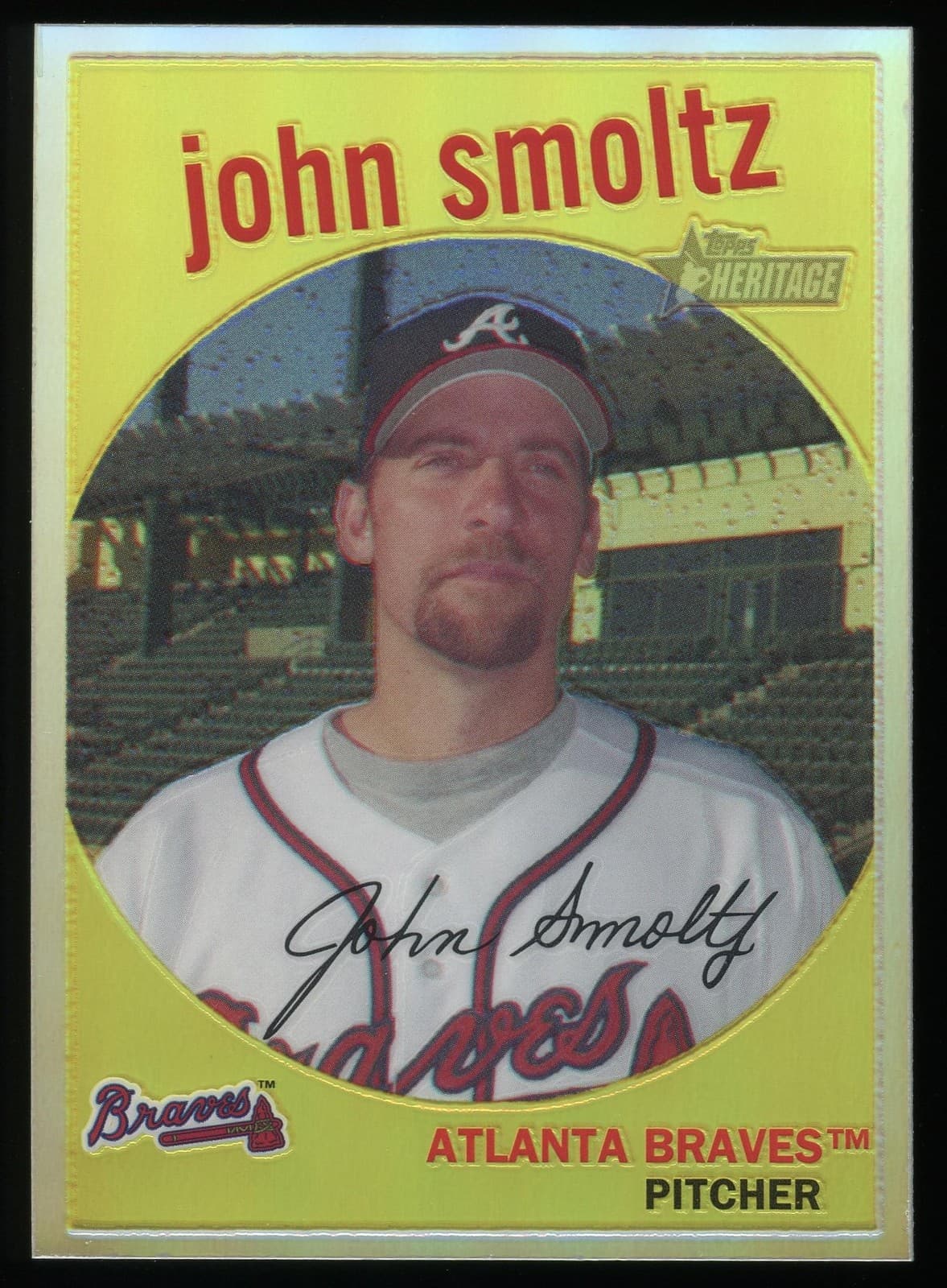 John Smoltz Refractors 2008 Topps Heritage