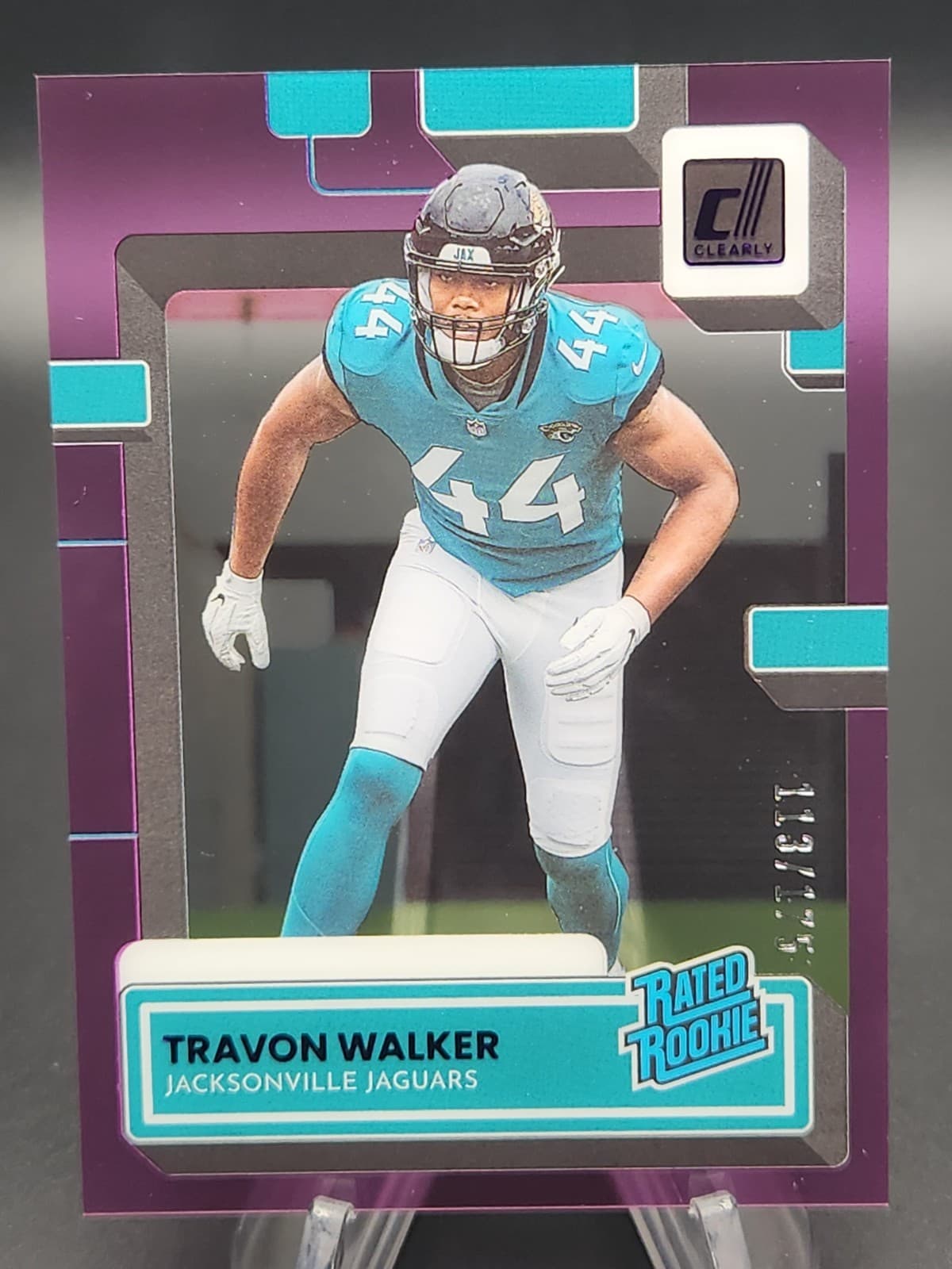 Travon Walker Clearly 2022 Panini 2022 Panini purple