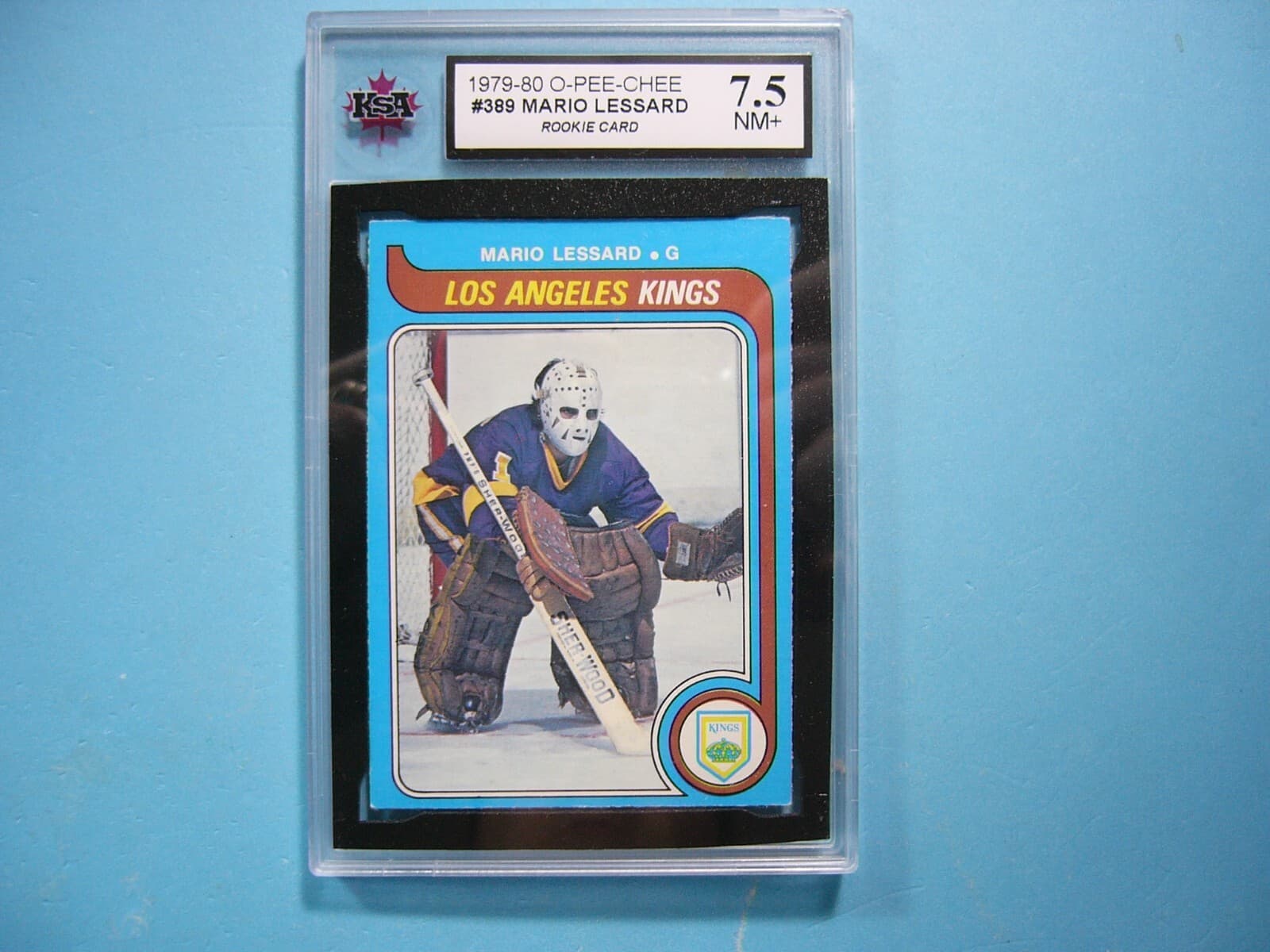 NHL HOCKEY MARIO LESSARD KSA 7 1979 O-Pee-Chee 1979 O-Pee-Chee