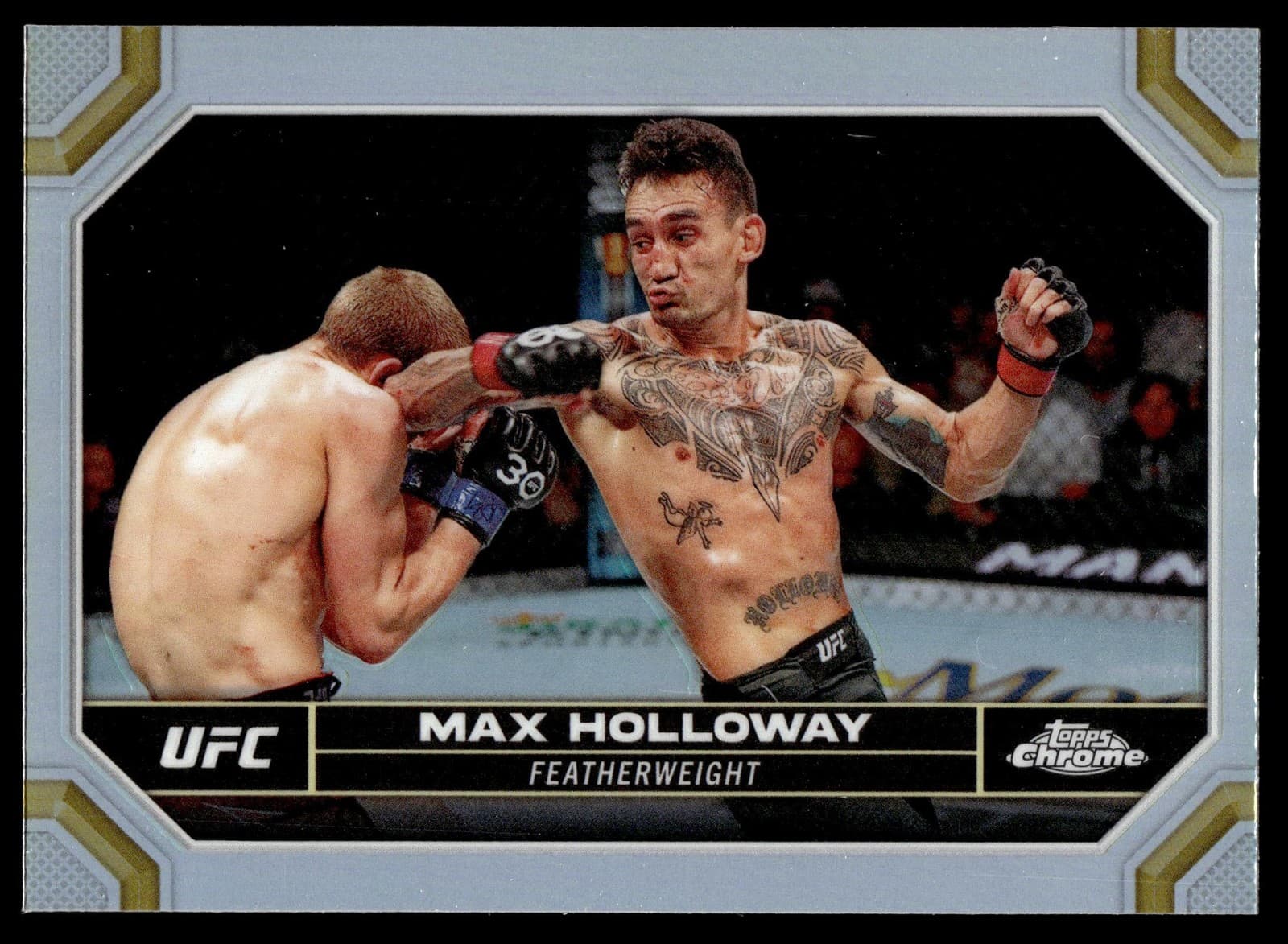 Max Holloway trading card