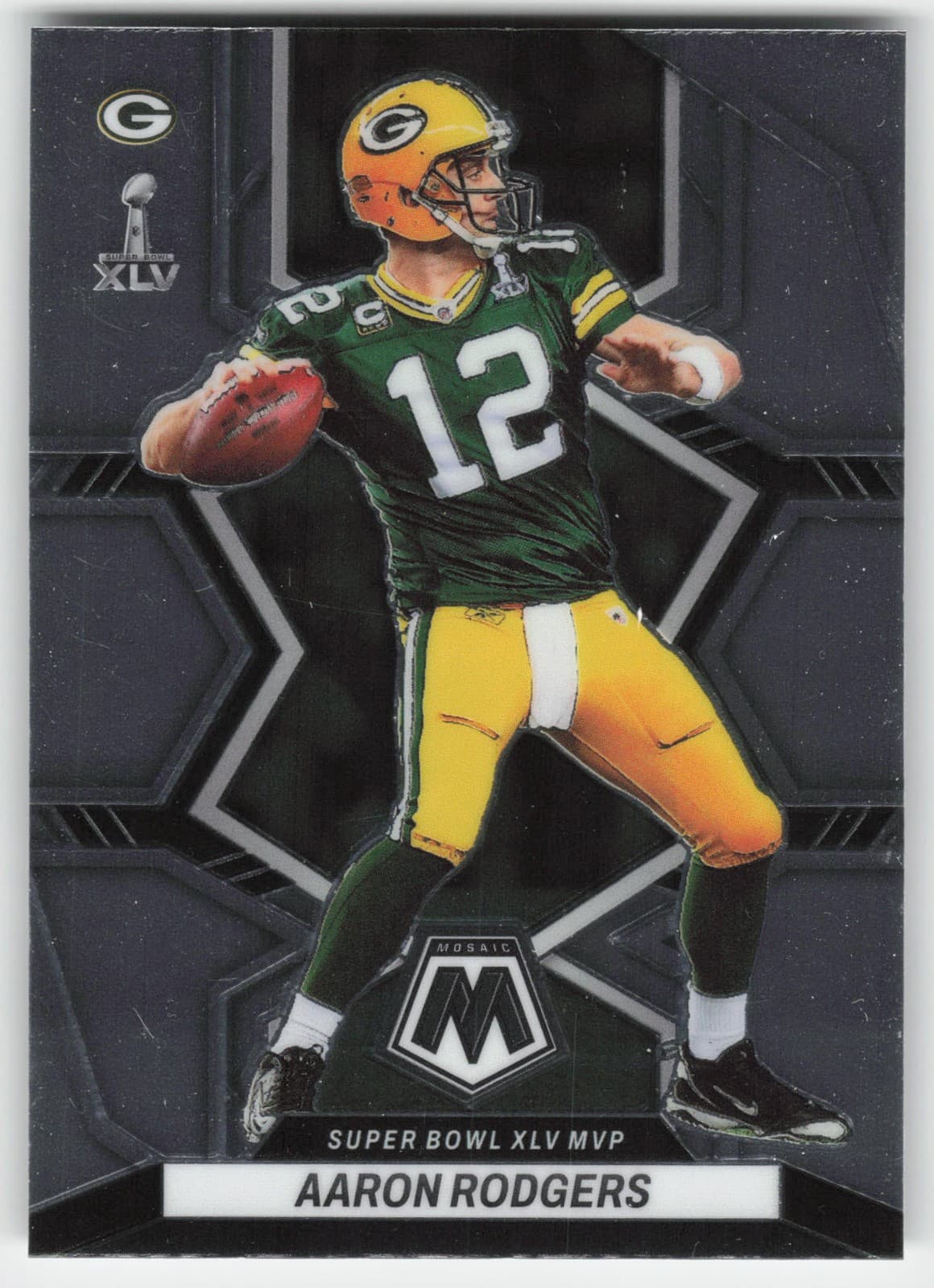 Aaron Rodgers Green 2022 Panini Mosaic 2022 Panini Mosaic