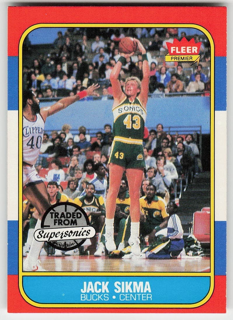 Jack Sikma 1986 Fleer 1986 Fleer