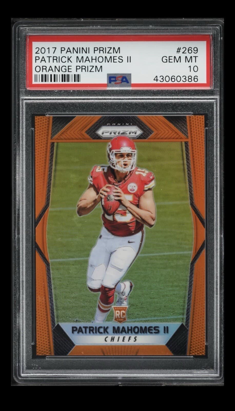 Patrick Mahomes 2017 Panini Prizm 2017 Panini Prizm example 3