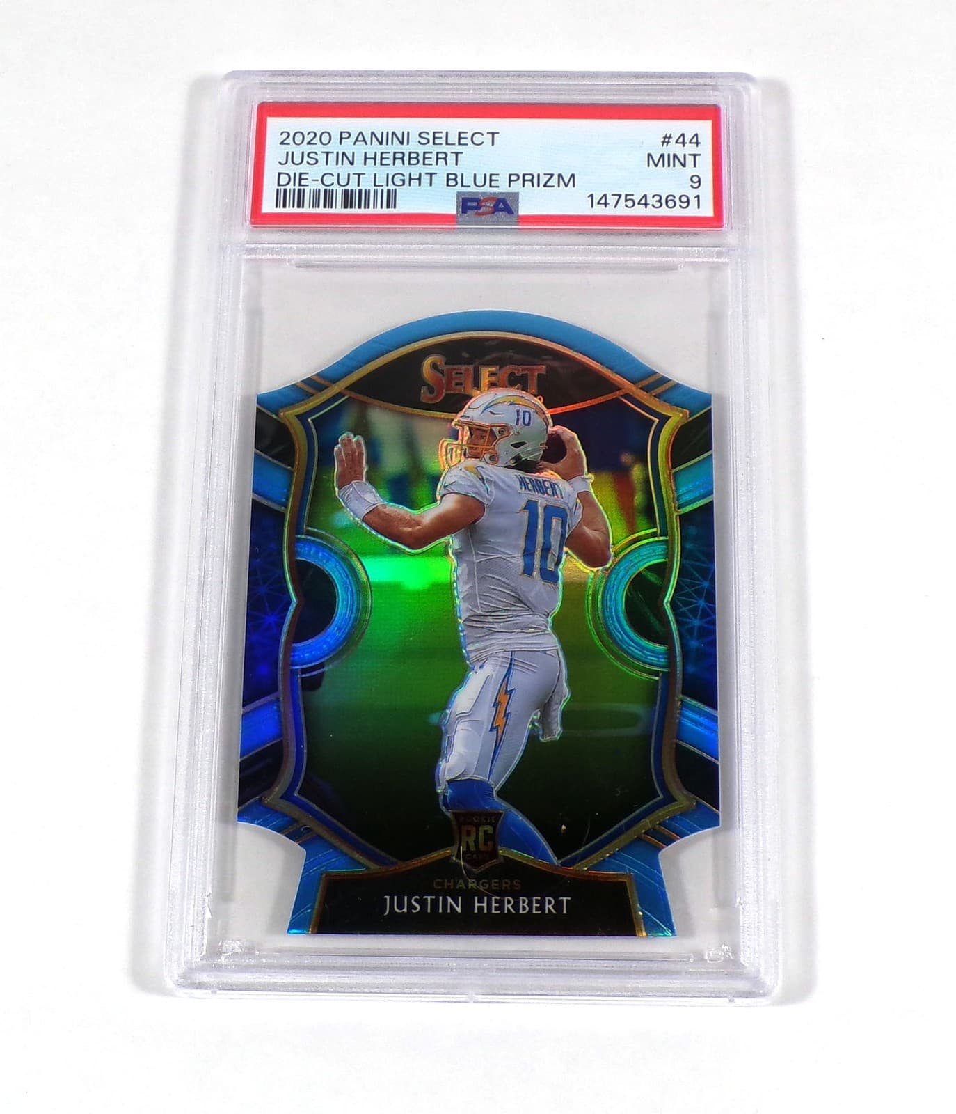 Justin Herbert Die 2020 Panini Select 2020 Panini Select
