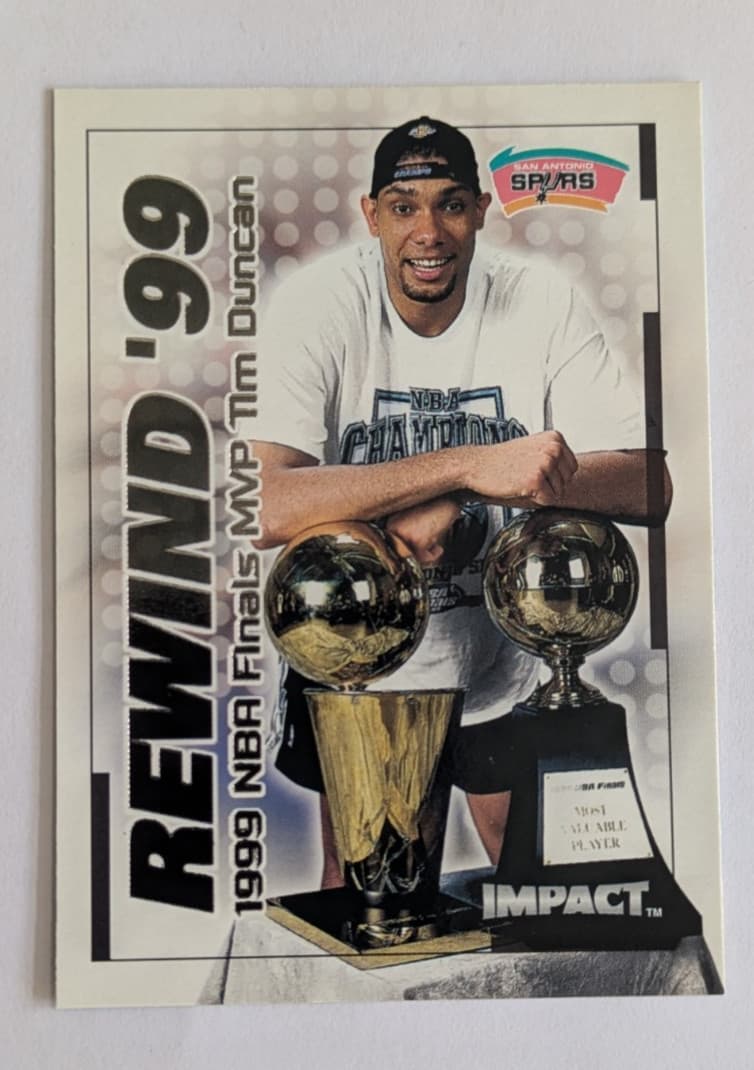 Tim Duncan Impact 2000 Fleer 2000 Fleer