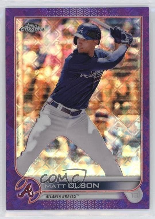 Logofractor Edition Purple 2022 Topps Chrome 2022 Topps Chrome purple-refractor