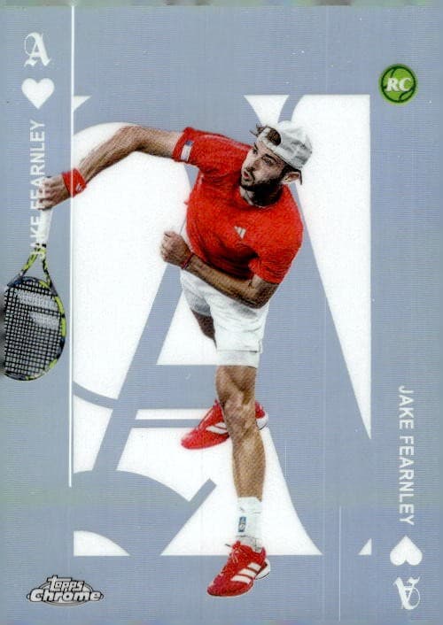 Jake Fearnley Aces 2025 Topps Chrome 2025 Topps Chrome refractor