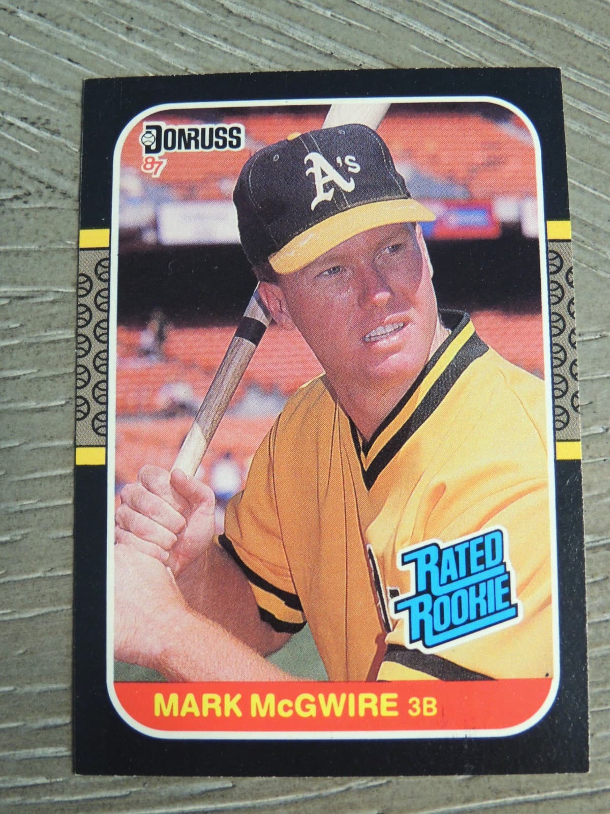 MARK MCGWIRE RATED ATHLETICS C 1987 Donruss 1987 Donruss