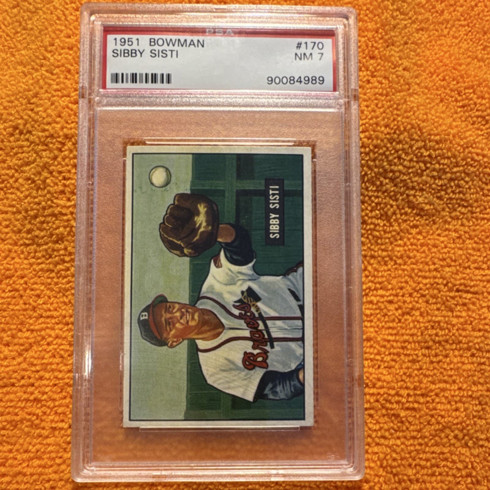 Sibby Sisti Boston 1951 Bowman