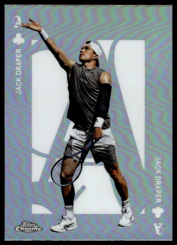 Tennis Jack Draper 2025 Topps Chrome 2025 Topps Chrome refractor