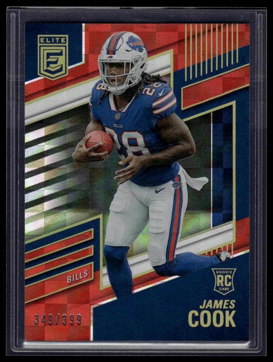 Elite James Cook 2022 Donruss 2022 Donruss red