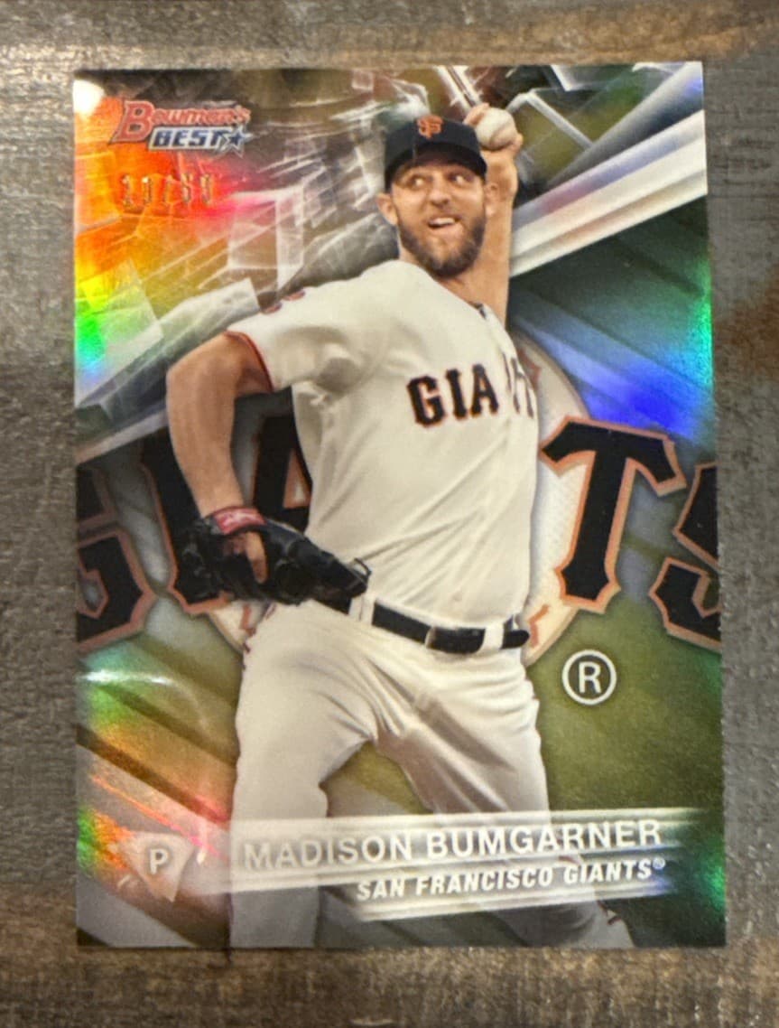 Best Madison Bumgarner 2016 Bowman 2016 Bowman gold-refractor