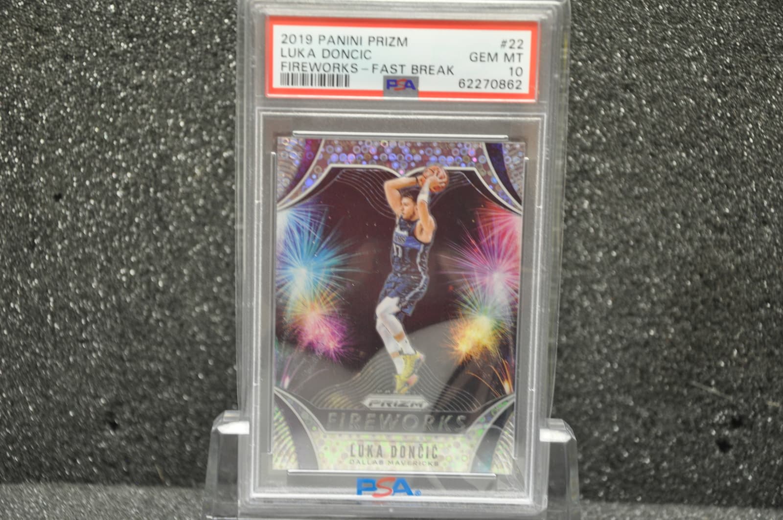 Luka Doncic Fireworks 2020 Panini Prizm 2020 Panini Prizm