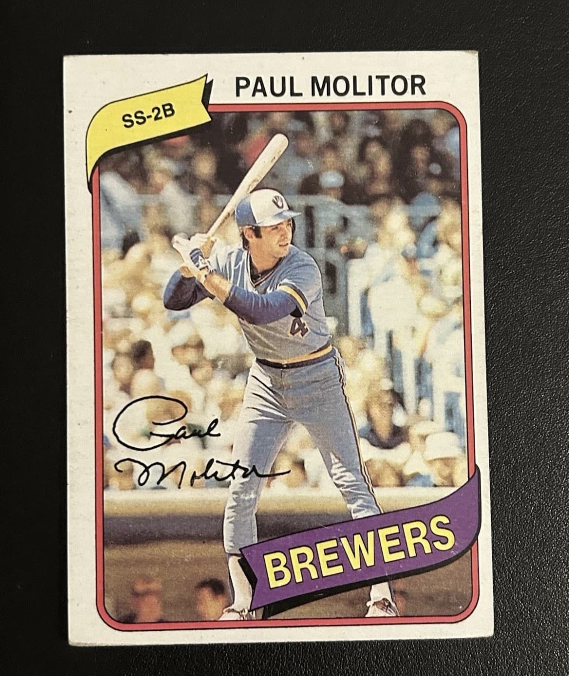 Paul Molitor 1980 Topps 1980 Topps