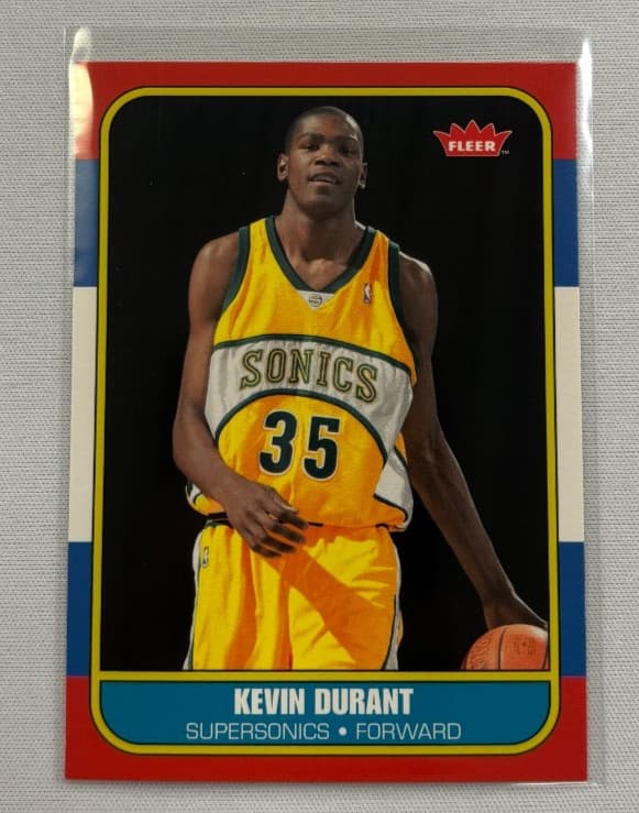 -08 KEVIN DURANT -143 RETRO SE 2007 Fleer 2007 Fleer
