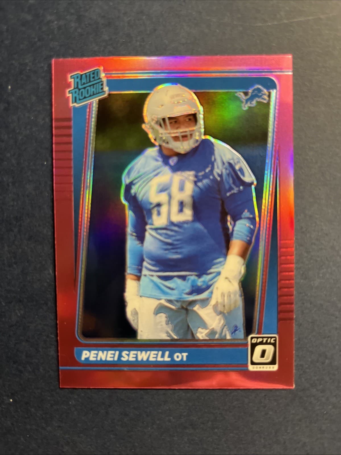 Penei Sewell Rated 2021 Donruss Optic 2021 Donruss Optic pink
