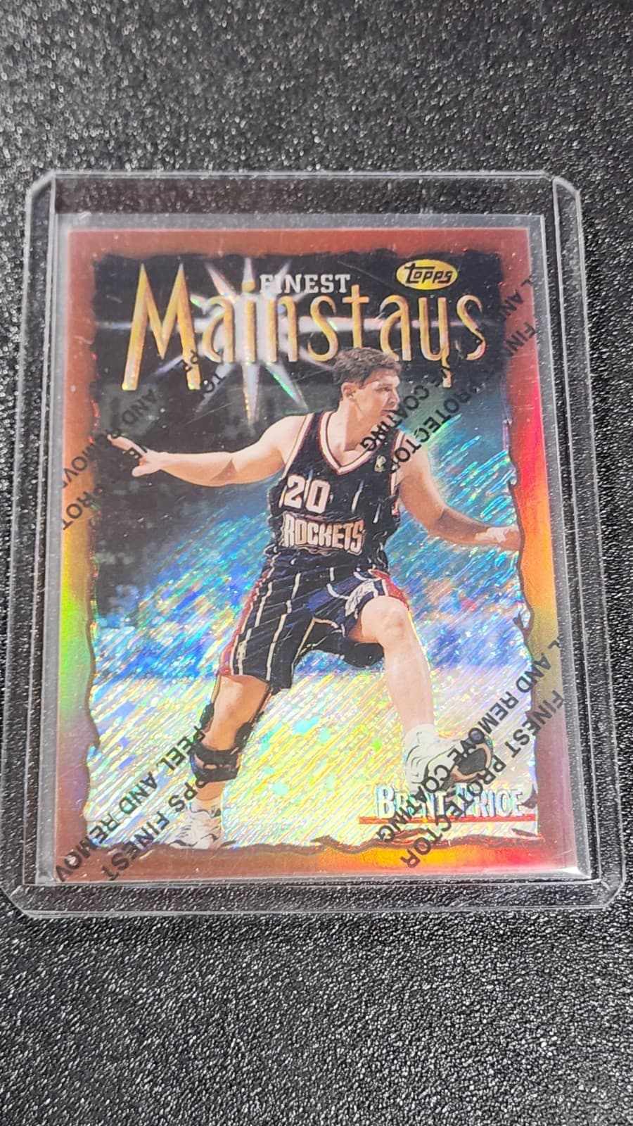 Common Bronze Brent 1996 Topps Finest 1996 Topps Finest bronze-refractor