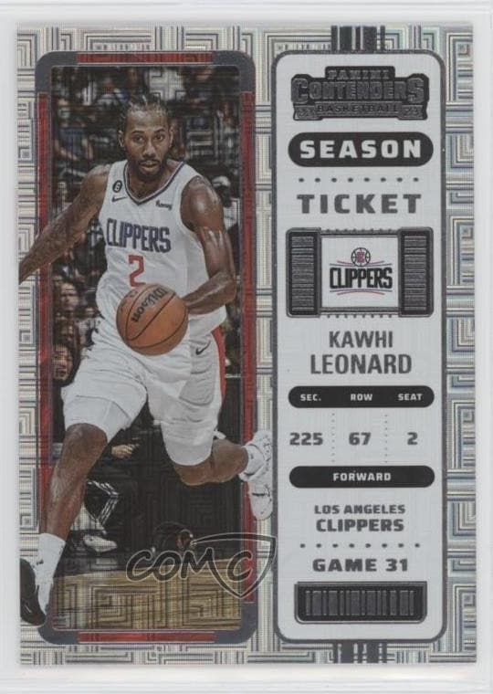 Season Ticket Kawhi 2022 Panini Contenders 2022 Panini Contenders